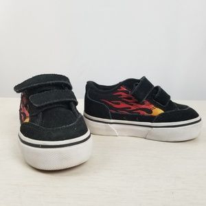 Vans Flame Skate Toddler Shoes sz 5